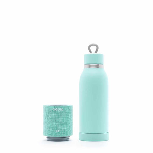 iHome Steel Insulated Bottle with BT Speaker Seafoam